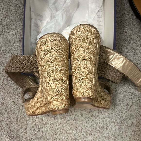 Stuart Weitzman Alex Crotchet Wedges - Picture 11 of 11